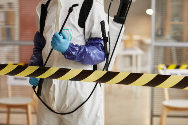 Professional Biohazard Cleanup technician working in Sassamansville, PA